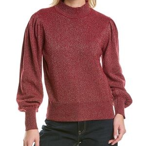 BCBGMAXAZRIA Mock Neck Long Sleeve Sweater